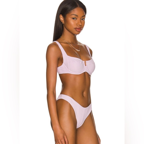 L*Space Lilac Bikini TOP - Picture 7 of 15